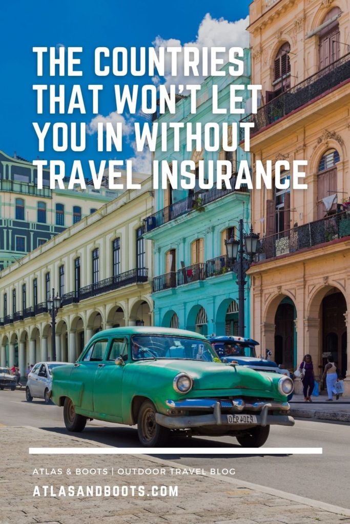 countries that require travel insurance Pinterest Pin