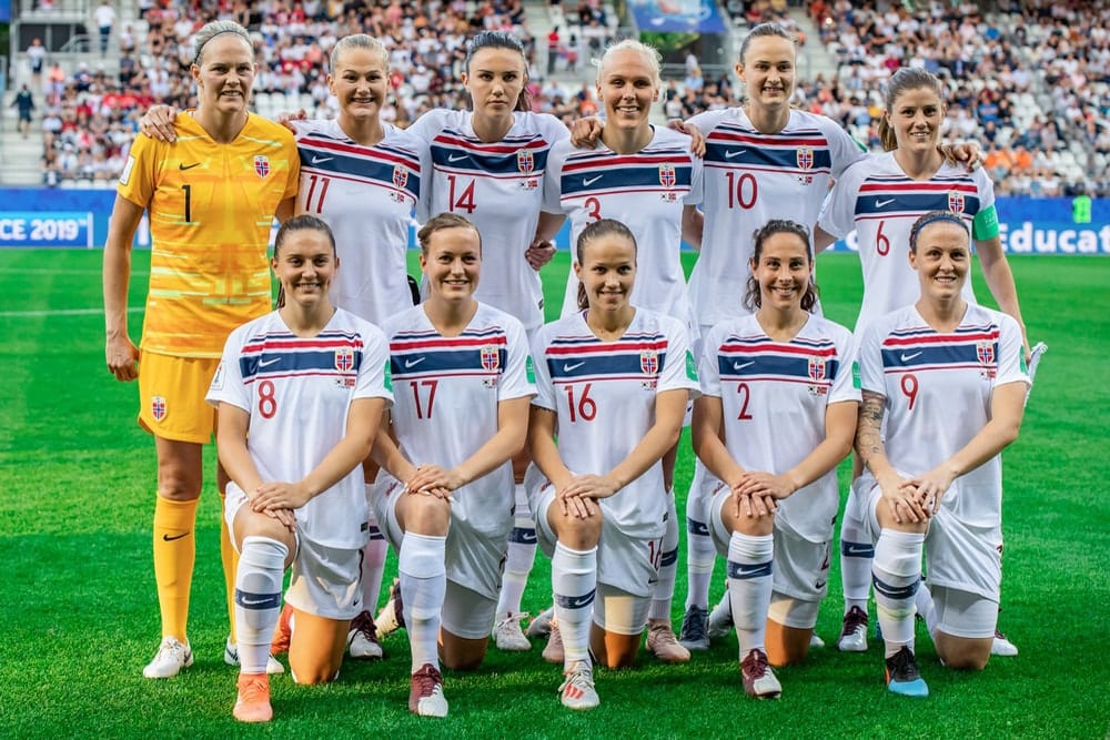 Norway women's soccer team during the 2019 FIFA World Cup
