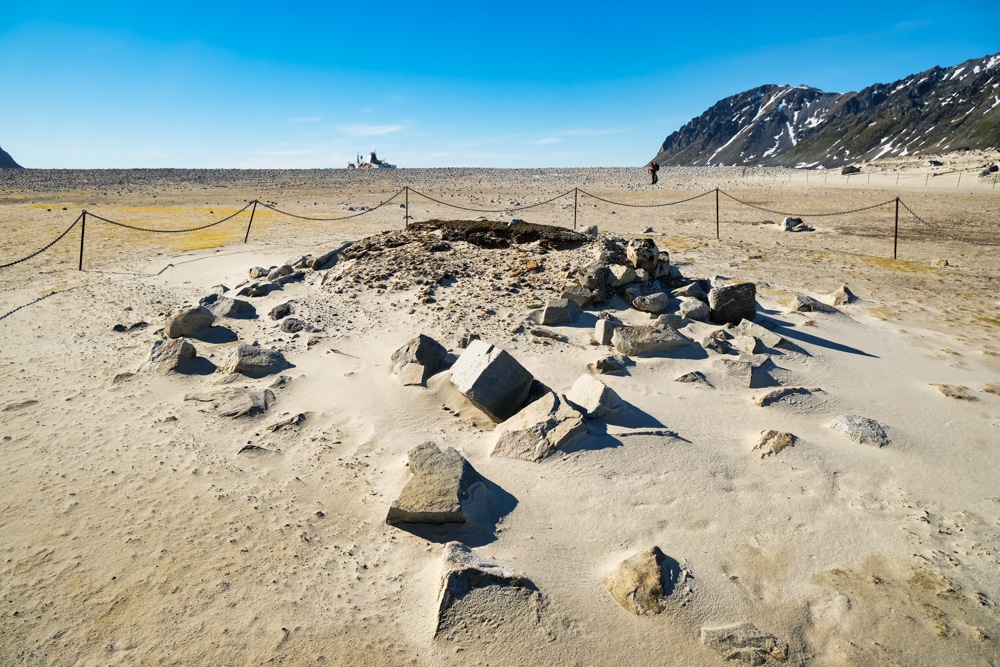 The remains of a blubber stove at Magdalenefjord – one of the reasons to visit Svalbard
