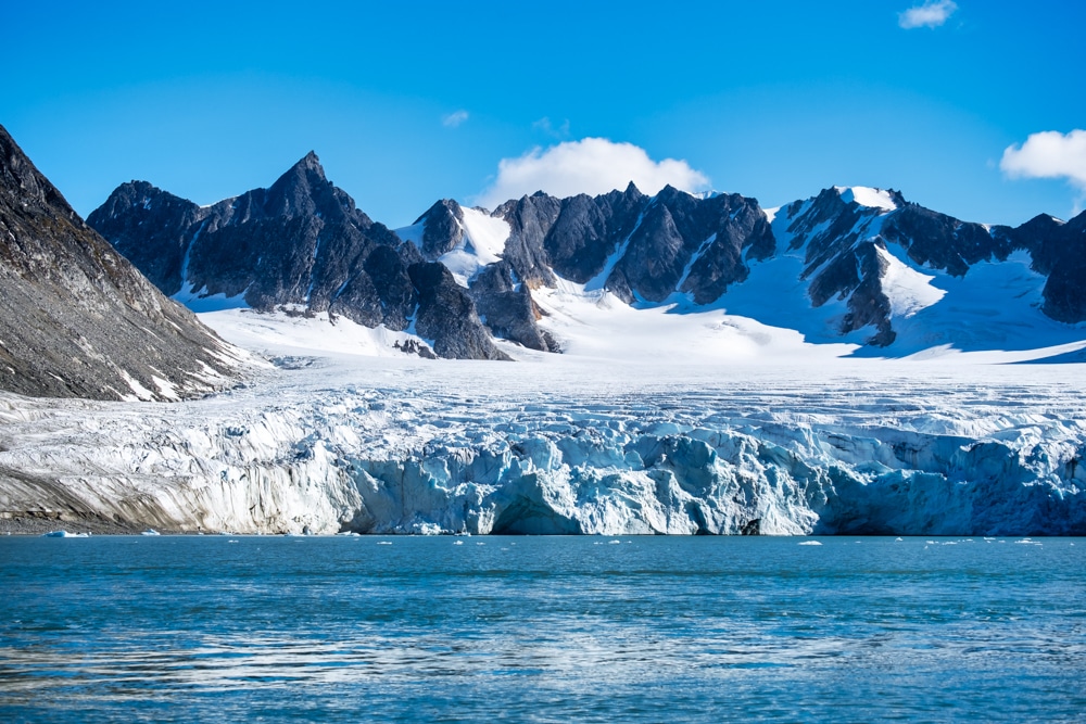 A glacier – one of the reasons to visit Svalbard