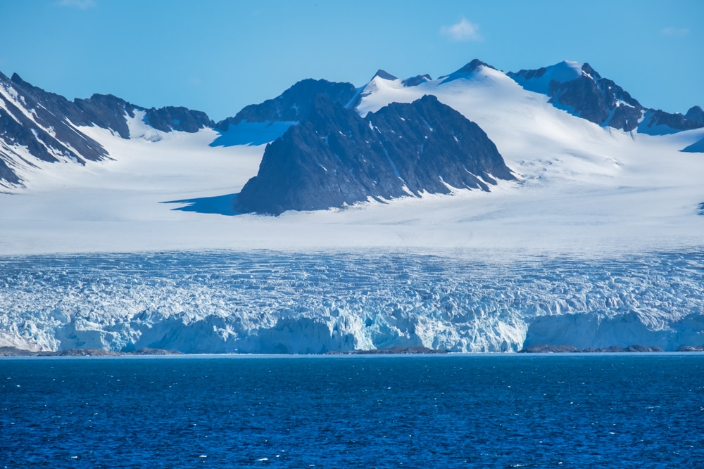 A glacier – one of the reasons to visit Svalbard