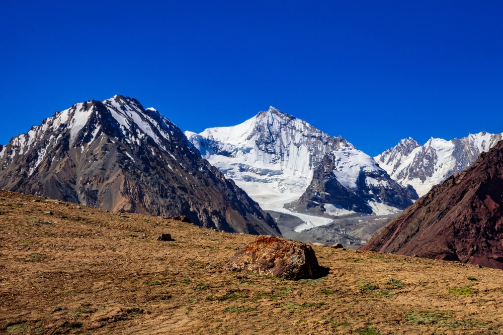 The Pamir Mountains of Central Asia on our mountaineering calendar