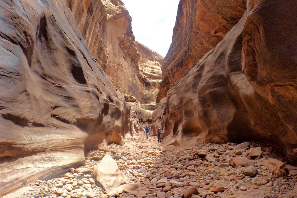 Hikers in the Maze in Utah– one of the world's most dangerous hikes