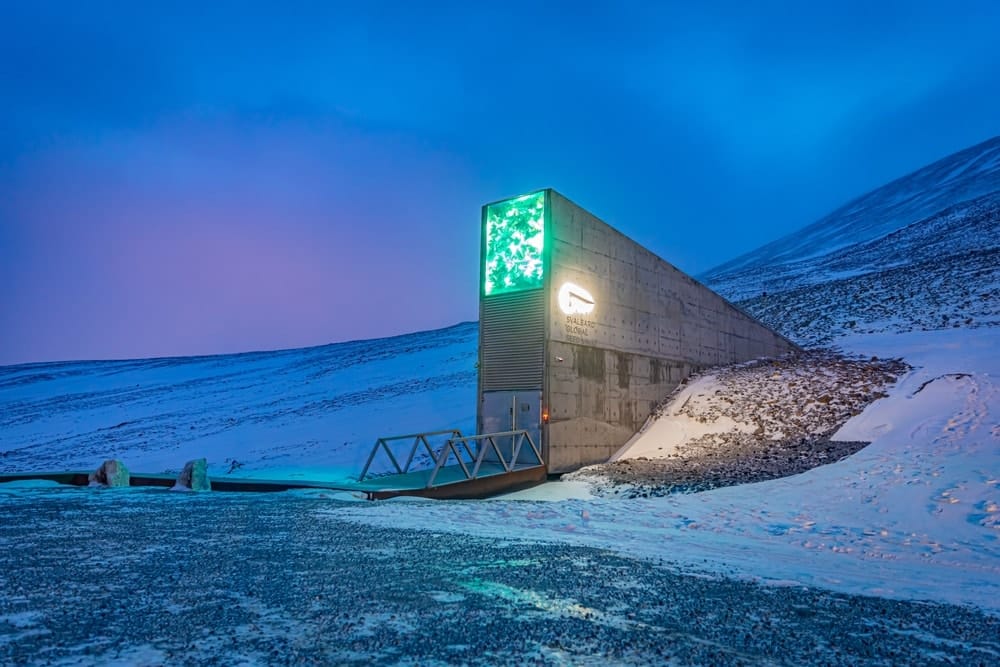 Gudang Benih Global Svalbard melindungi dari bencana global