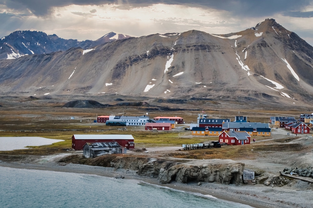 Our first view while visiting Ny-Ålesund