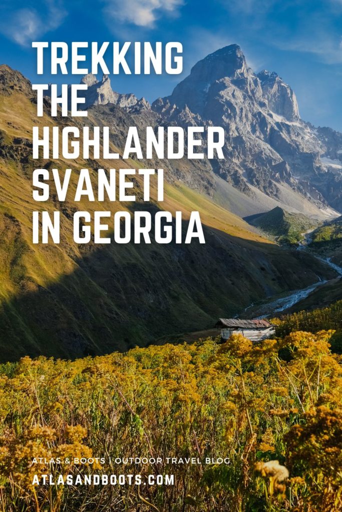 Trekking the Highlander Svaneti in Georgia Pinterest pin