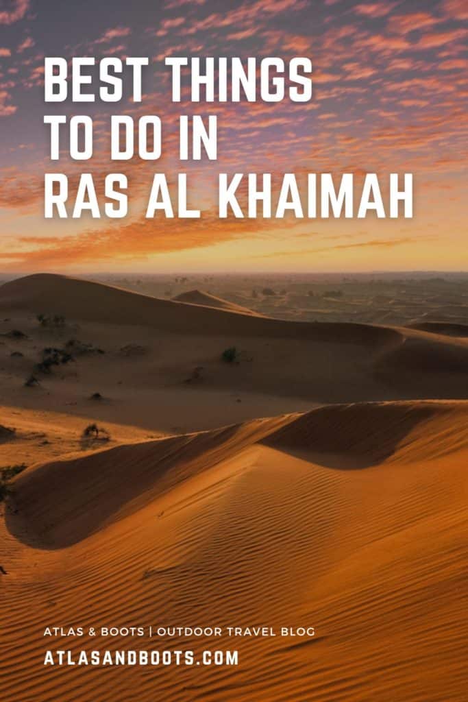 best things to do in Ras Al Khaimah Pinterest pin