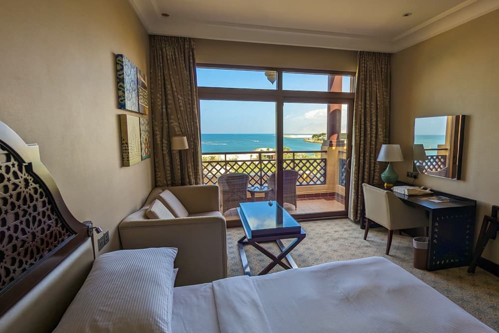 Inside our room at the Hilton Ras Al Khaimah Beach Resort