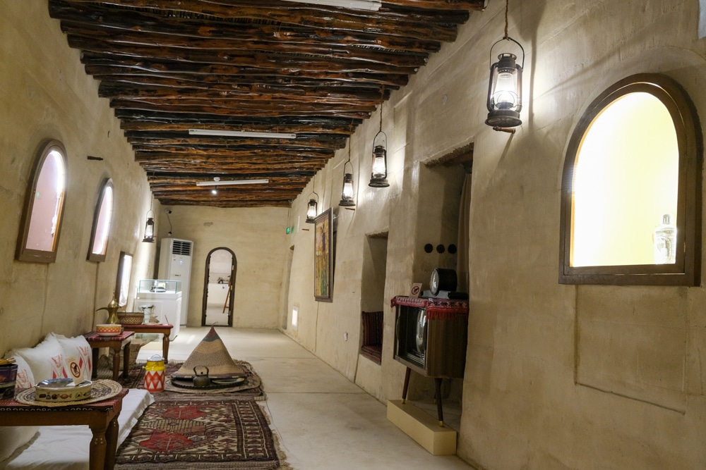 Di dalam salah satu ruangan Museum Nasional Ras Al Khaimah