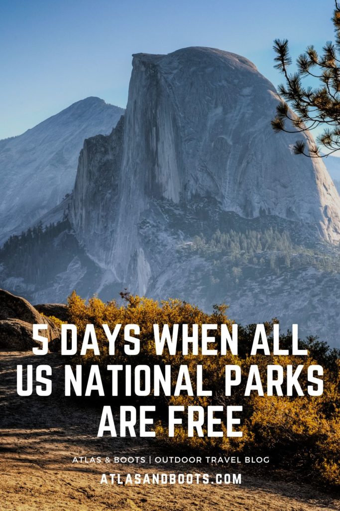 Pinterest Pin for US national parks are free