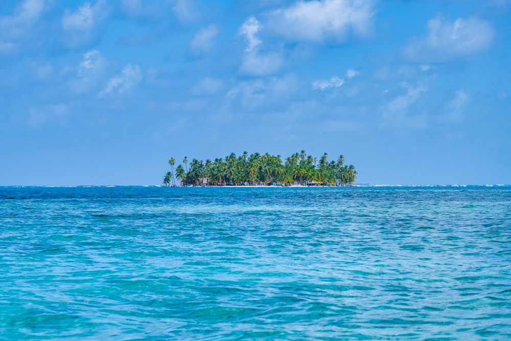 A lonely island in the San Blas