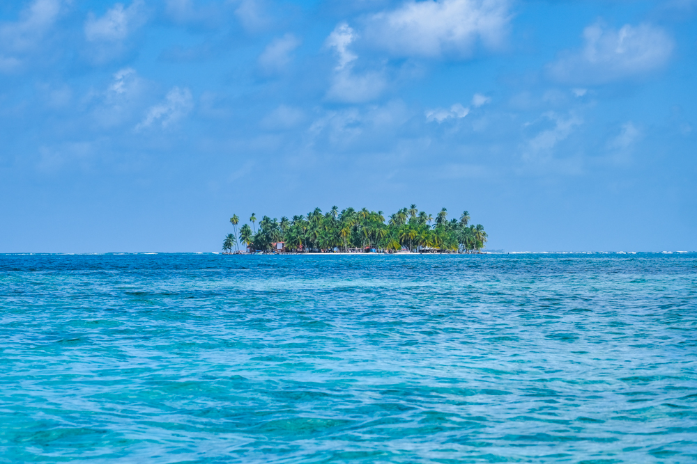 Sebuah pulau sepi di San Blas