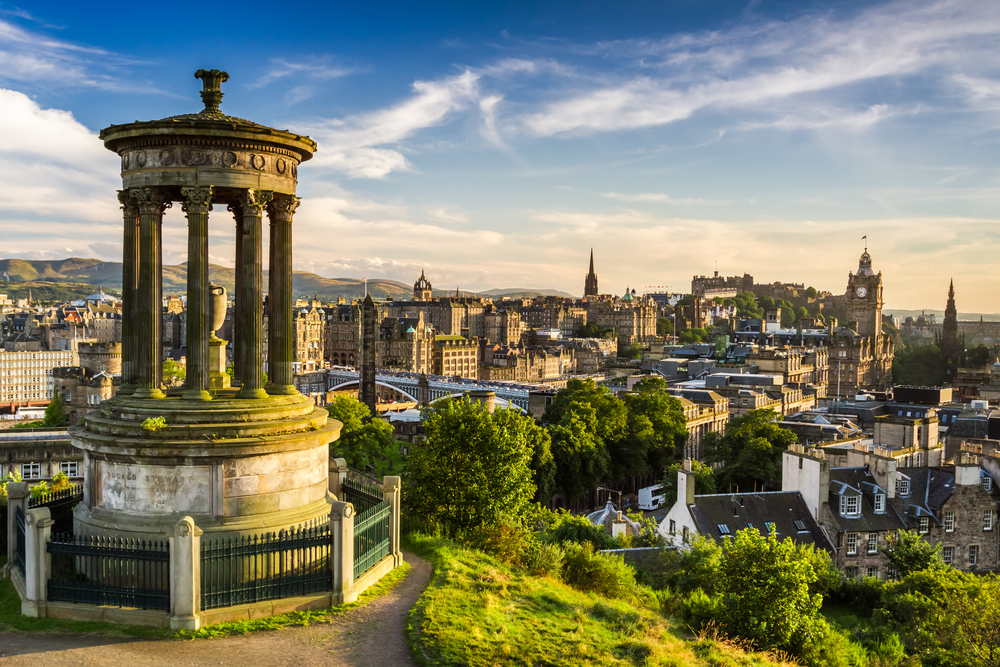 Edinburgh in Scotland – Europe's 15th most walkable capital city