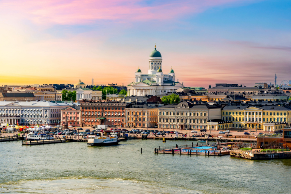 Helsinki skyline – Europe's most walkable capital city