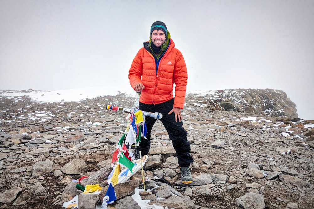 Peter on Aconcagua – training for mountaineering