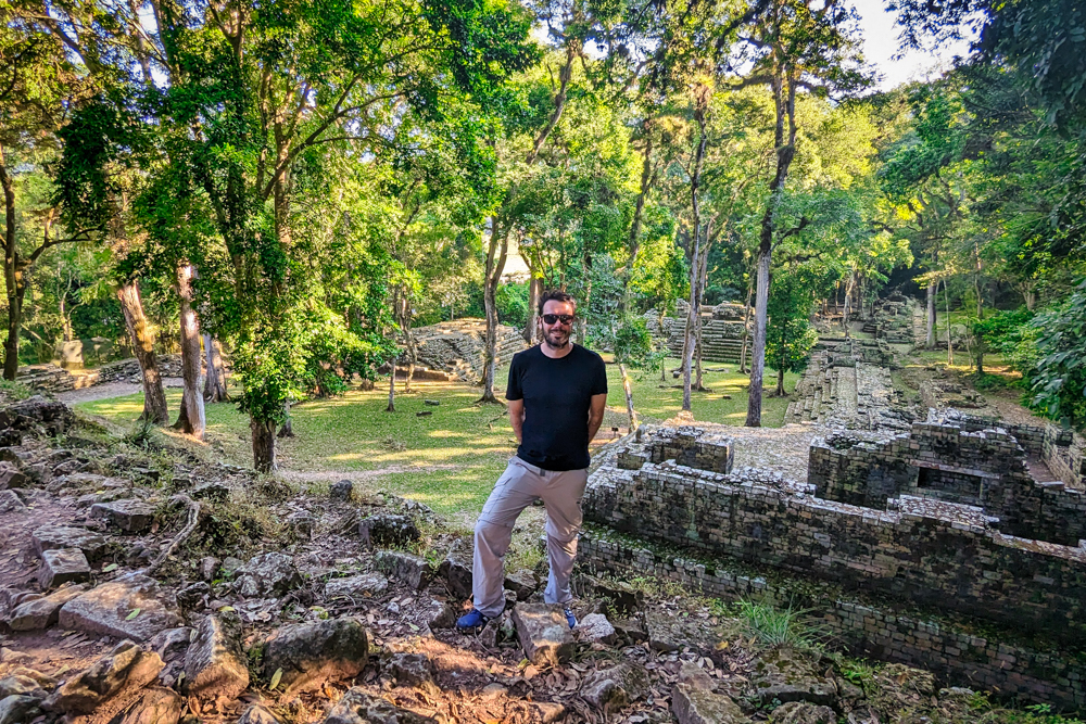 Peter at Copán