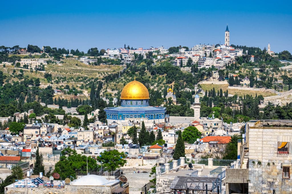 Kota Tua Yerusalem dari Menara Daud