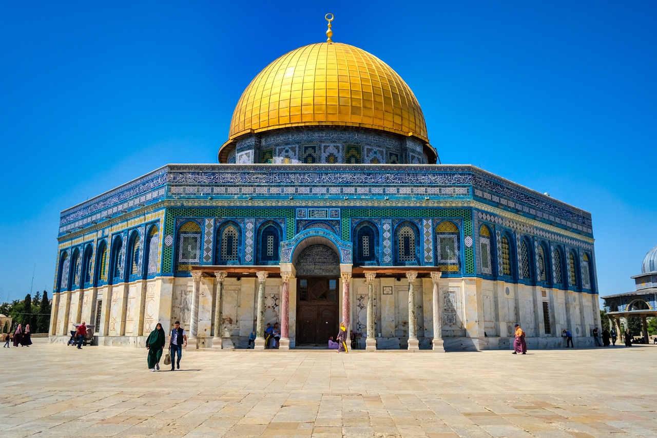 The Dome of the Rock in Jerusalem's Old City
