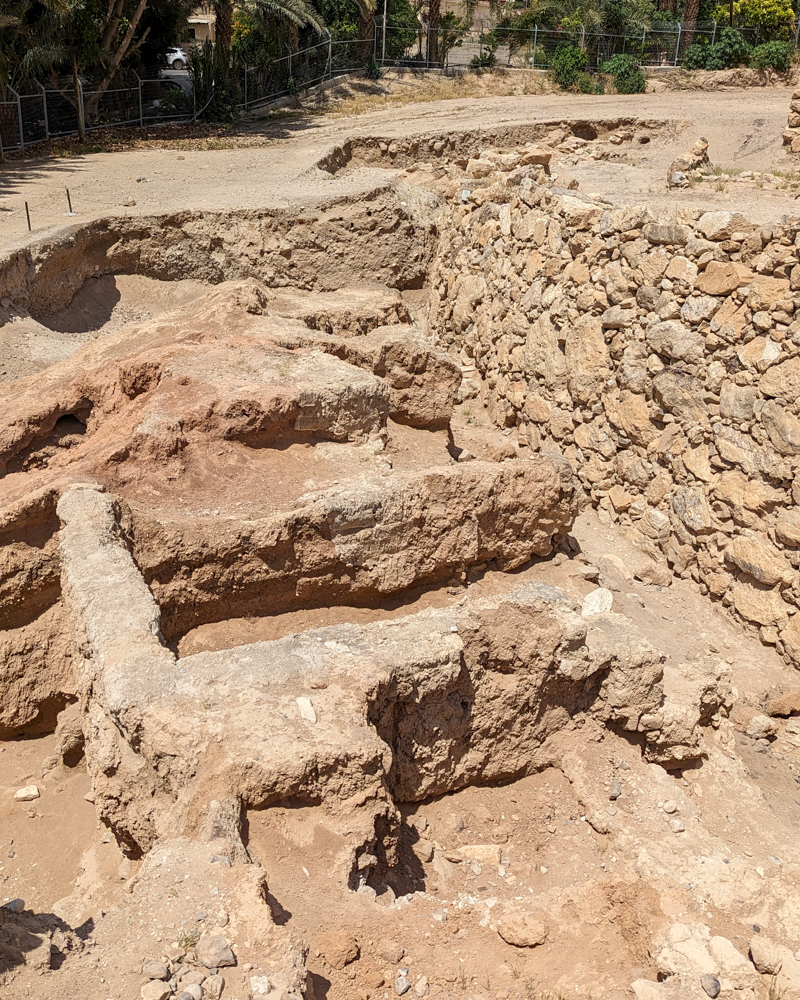 The ancient ruins at Jericho