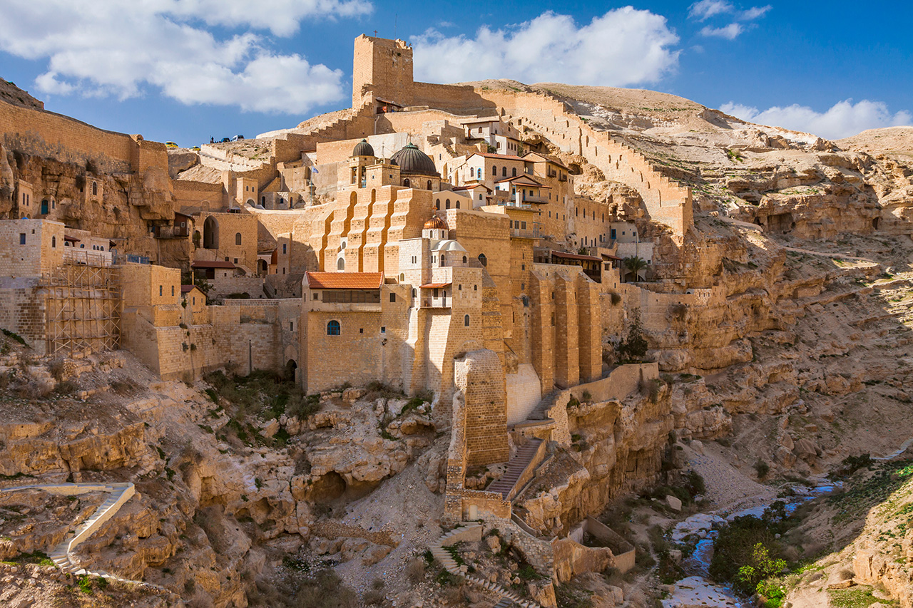 Mar Saba Monastery in the West Bank, Palestine