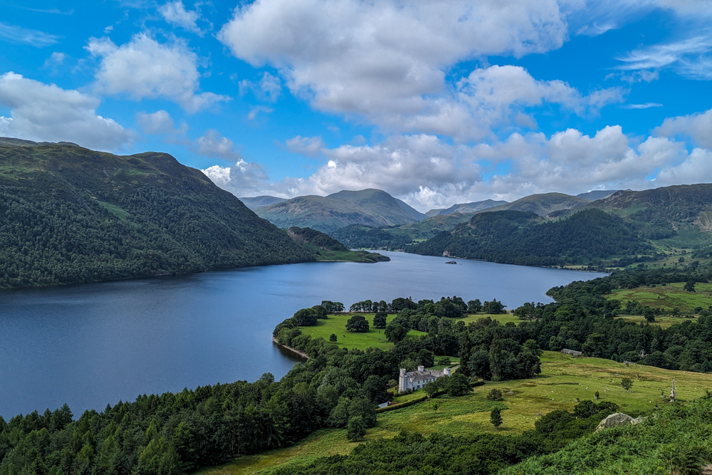 A view of Ullswater during the Highlander Lake District