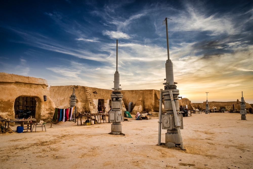 Star Wars Mos Espa diatur di Tunisia