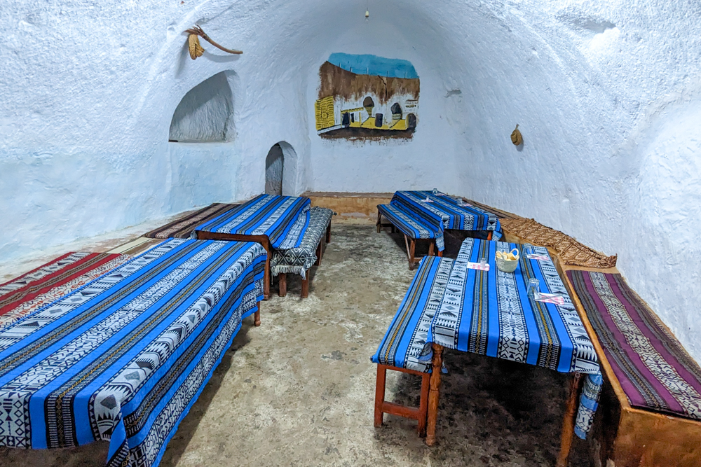 Ruang makan di Sidi Idriss Hotel