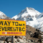 Everest base camp trek sign