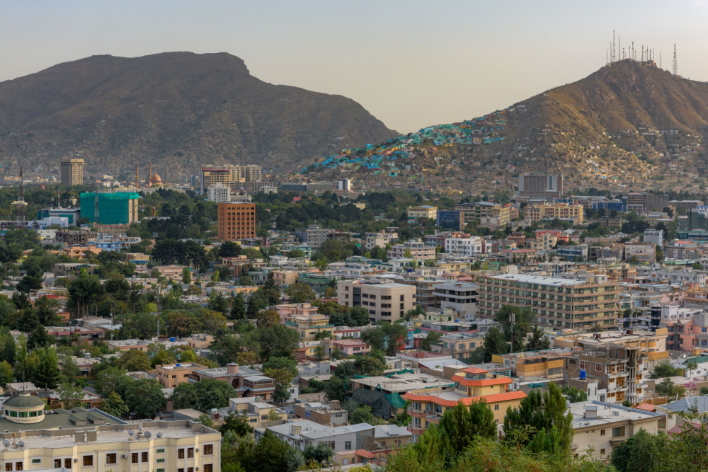 A phot of Kabul, the capital of Afghanistan
