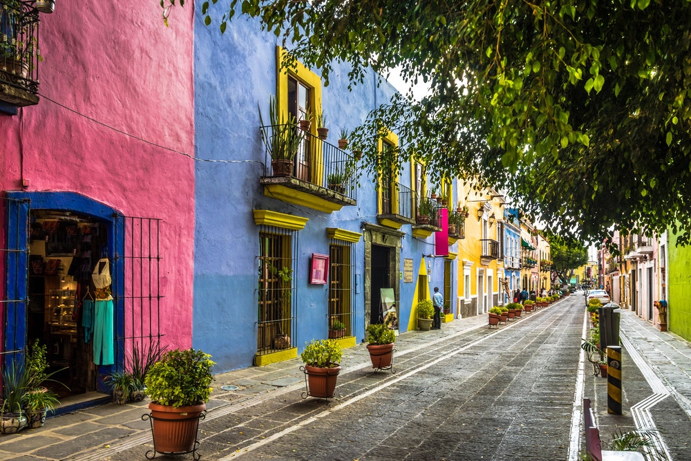 A street in Mexico – the best country for expats