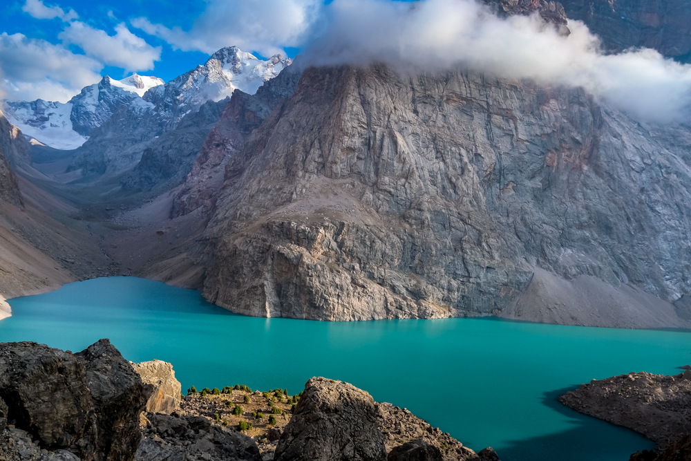 Big Allo Lake in the Fann Mountains of Tajikistan