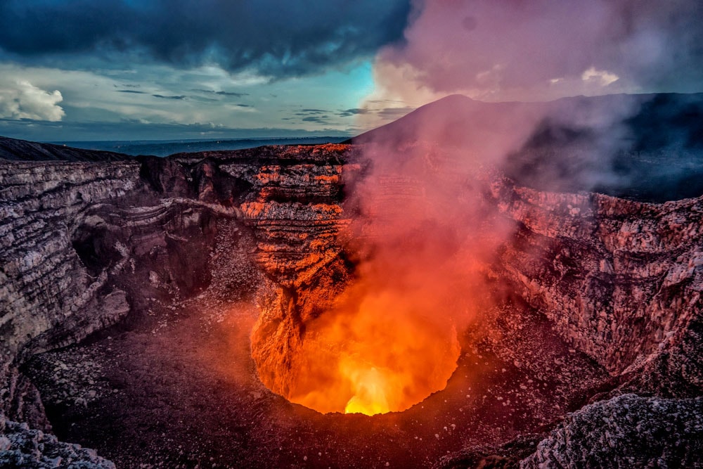 Masaya is one of the most active volcanoes in the world