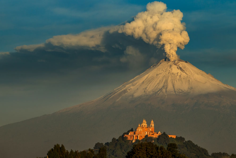 Popocatepetl is one of the most active volcanoes in the world