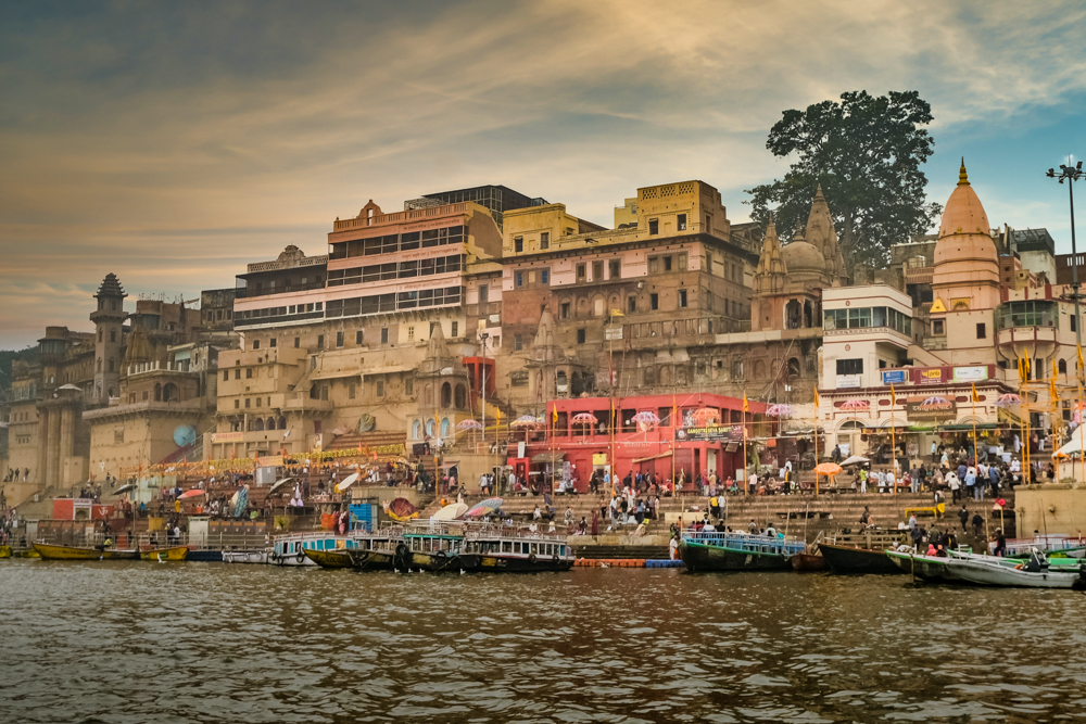The ghats of Varanasi on our Essential India tour