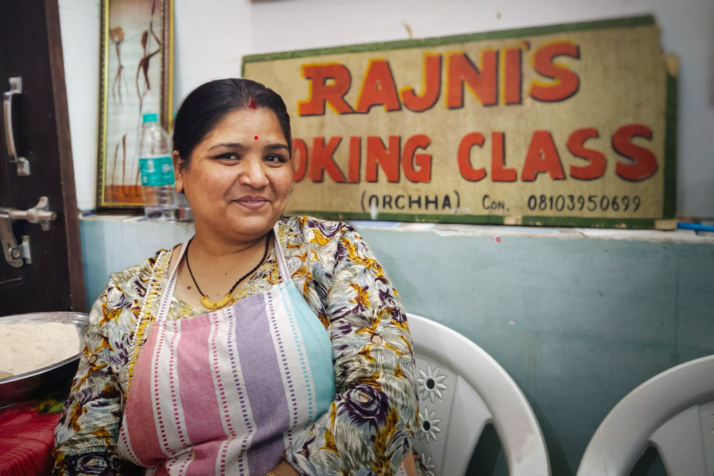 Cook and entrepreneur, Rajni