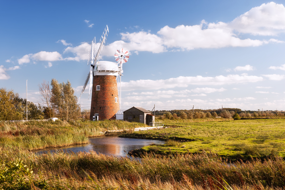 A windmill on the Norfolk broads