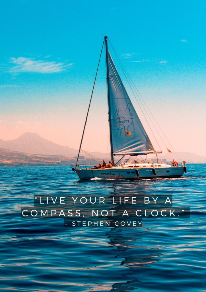 Inspirational travel quote by Stephen Covey 