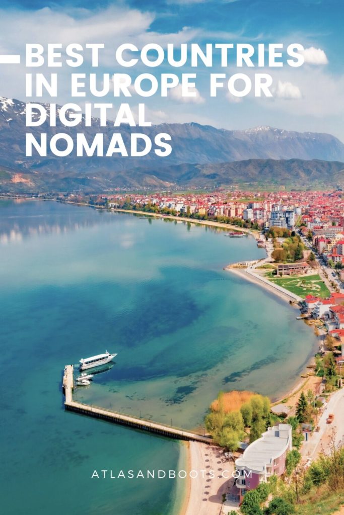 best countries in Europe for digital nomads pinterest pin