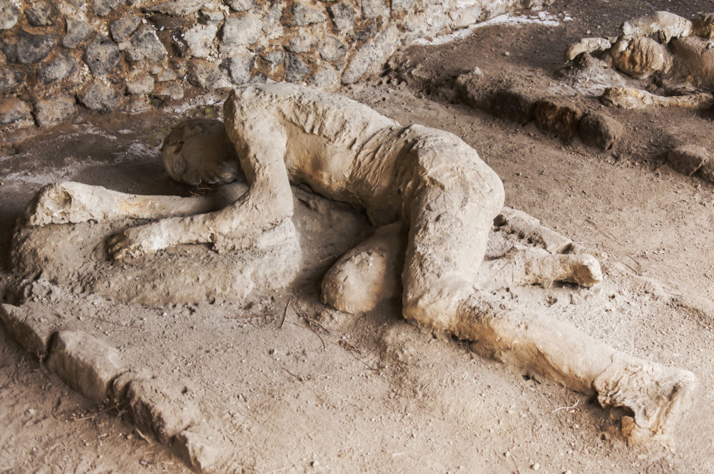 A Pompeii body