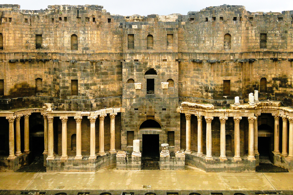 Bosra survived 2,500 years intact but is now on the World Heritage in Danger list