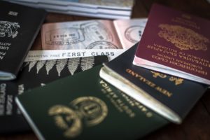a paile of passports available via Citizenship by investment