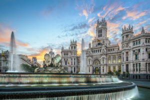 Plaza de Cibeles in Madrid, Spain