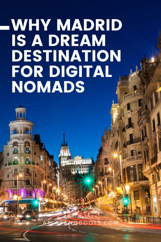 Why Madrid is a dream destination for digital nomads pinterest pin
