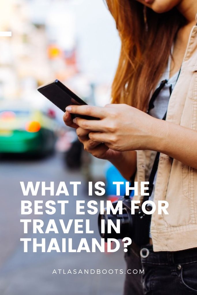 best eSIM for travel in Thailand pinterest pin